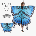 Butterfly Costume for Women - Fairy Wings, Headband & Mask Set for Halloween, Cosplay, Festivals & Photo Shoots