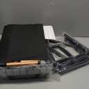 PXRACK Under Sink Organizer, Adjustable Height, 2 Tier Pull Out Under Cabinet Organizer, Slide Out Thickened Metal Under Sink Storage for Kitchen Bathroom Laundry Pantry Cabinet, 2Pack, Black