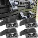 MusixiA Shovel Holder for Truck Quick Release Rubber Clamp Mount Kit Fits 1"~1.9" in Diameter Tool Handles forTrucks UTV ATV Offroad 4X4 Parts 4Pcs