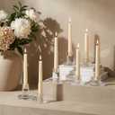 Glass Taper Candlestick Holders Classic Small Candle Holder Candle Stands