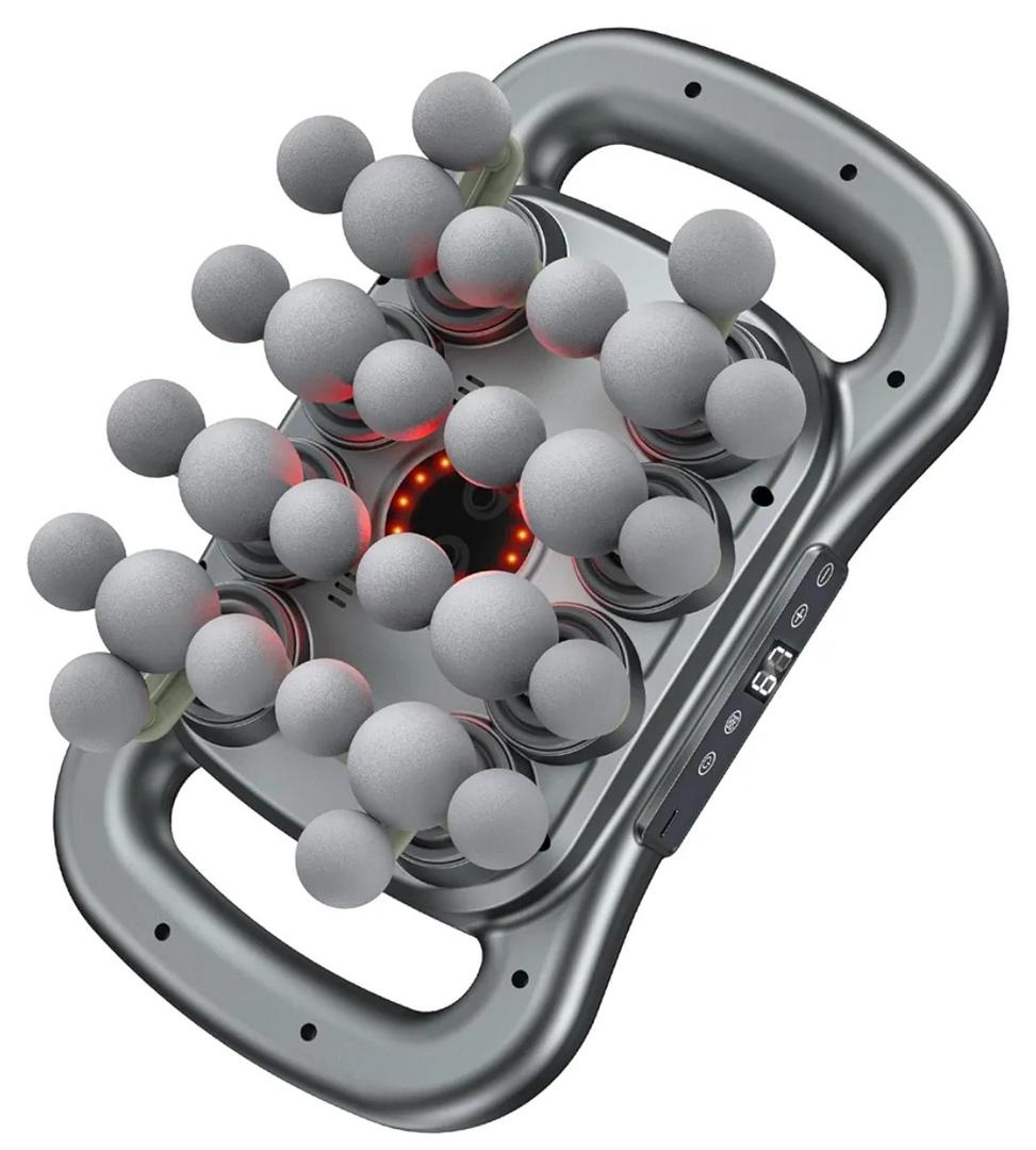 Upgrade 28 Head Massage Set, Handheld Back Massager Deep Tissue,9 Speeds Electric Percussion Muscle Body Massager for Athletes Neck Shoulder Pain Relief,Gifts for Men Women