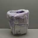 Washable Area Rugs 5'x7' Non-Slip Modern Abstract Soft for Living Room Entryway Bedroom Nursery, Print Pattern, Purple Gray Pink White