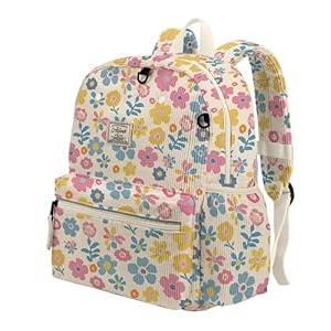 atgark Corduroy Toddler Backpack for Girls 2-5: Preschool Backpack for Girls