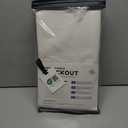 100% Blackout Shield Linen Blackout Curtains for Bedroom 96 Inches Long, Back Tab/Rod Pocket Living Room Drapes, Thermal Insulated Blackout Curtains 2 Panels Set, 50" W x 96" L, Light Cream