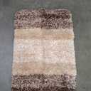 OLANLY Bathroom Rug Set 2 Piece, Soft Absorbent Microfiber Bath Rug Set, Non-Slip, Machine Wash Dry, Plush Shaggy Bath Mats for Bathroom (30"x20"+24"x16", Brown)