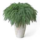 16 Pcs Christmas Norfolk Pine Branches, 19.7" Artificial Norfolk Pine Stems, Large Faux Norfolk Pine Branches for Xmas Greenery DIY Crafts Norfolk Pine Picks for Garlands Wreath Home Garden Decoration