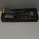 FOVAL 27" Snow Brush with Wider Ice Scraper (4.73" Width)(2 Pack), Snow Removal Car Brush with Comfortable Foam Grip for Cars, Trucks, SUVs, Windshield (Heavy Duty ABS, PVC Brush) (Black)