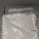 12 Pcs Shaggy Interlocking Foam Carpet Tiles - 12" x 12", 12 Sq, Ft Kids Carpet Squares Protective Floor Mats Crawling Exercise Area Rugs for Children Room, Home or Classroom Use, White