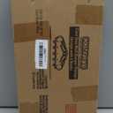 Comfify Cast Iron Wall Hanger  Rustic Design with 5 Hooks  Heavy Duty Metal Organizer for Keys, Towels, Robes, and Clothes  Rustic White  12.6x5.9 Inches