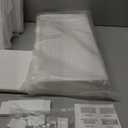 3 Drawers Slim Bathroom Storage Cabinet Dresser, Narrow Plastic Rolling Cart Organizer with Drawers, for Small Spaces, Kitchen, Laundry, Office, Bedroom, White (7.5"x16.5"xx22.2"(3-Drawer))