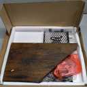 YINMIT Magazine Holder, Stepped 3 Tier Magazine Rack Floor, Magazine Storage Basket, Folder Organizer Bin for Magazines,Books,Newspapers,Tablets (Rustic Brown)