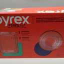 Pyrex 18-piece Large Rectangular Microwave Safe Glass Food Storage Set with Color-coded Lids