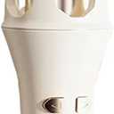 Automatic Hair Curler 4 Temperature & 3 Timer Settings, Auto Shut-Off, Anti-Scald Rotating Curling Wand (White)