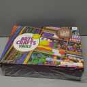 Dan&Darci Arts and Crafts Vault - Craft Supplies Kit in a Box - Gift for Kids Ages 4 5 6 7 8 9 10 11 & 12 Year Old Girls & Boys - Crafting Set Kits - Gift Ideas for Kid Art Activity Gifts