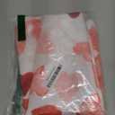 Horaldaily Valentine Tablecloth 70×70 Inch Round, Red Love Hearts Washable Table Cover for Party Picnic Dinner Decor