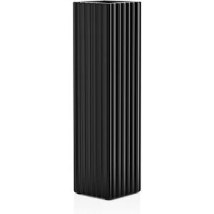 Tall Floor Vase Large Rustic Home Decor Modern Farmhouse for Living Room Shelf Decor Mantle Fireplace Kitchen Counter Decor Decorative Vase (18.31 Inches, Black)