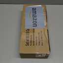 10 Pack Halloween Window Candles Lights, Battery Operated Window Candles with Timer, Flameless LED Candle with Taper Flickering Bulbs for Dining Table Halloween Decor (Black)