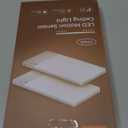 FULEN 2 Pack Rechargeable Motion Sensor Ceiling Light Upgraded, Cordless Closet Light with 12000mAh Battery, LED Shower Light for Bathroom,Pantry,Porch,Garage,3000K/4500K/6000K, Remote Control (White)