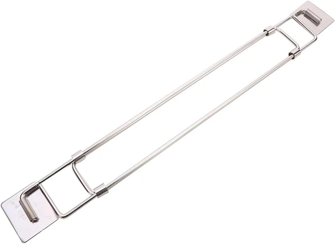Adjustable Bars for RV for Secure Adjustable Bars Drink Stabilizers for RV Refrigerator (Silver)