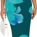 PRETTYGARDEN Women Summer Strapless Maxi Dress Bodycon Floral Sexy Long Wedding Guest Dress Formal Tube Mesh Cocktail Dresses (Green, L)