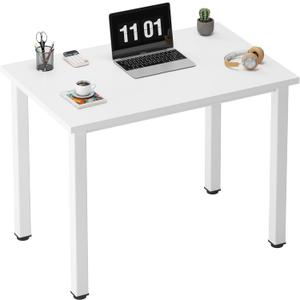 Need Small Desk, 31.5 inch Sturdy Writing Desk for Small Spaces, Computer Desk Teens Desk Study Table Laptop Desk Home Ofice Desk, White