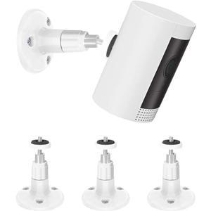 3 Pack BFYTN Wall Mount Compatible with Ring Stick Up Cam Wired/Battery and Indoor Cam HD (1st Gen) Security Camera,360 Degree Adjustable Mounting Bracket (White)