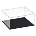 uxcell Acrylic Clear Display Case Box Dustproof Protection Showcase Cube Collectibles Show Box 9.8x7.9x3.9inch