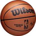 WILSON NBA Official Game Basketball - Brown, Size 7-29.5"