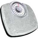 Adamson A25 Scales for Body Weight - Up to 400 LB - New - 5.3" Dial on 12.4" x 10.2" Platform - Anti-Skid Rubber Surface - Bathroom Scale Analog - Durable with 20-Year Assurance - w/Rug - Grey