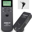 AODELAN Intervalometer Timer Remote Control - Camera Wireless Shutter Release for Canon EOSR RP R6 Ra 90D 250D 200D 850D ; for Olympus E-M1X E-M1 II E-M1 III; for Fujifilm GFX100 GFX50R XT3 XT4 XT30