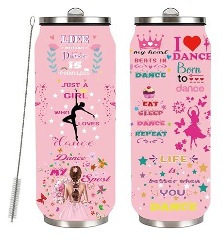 Kaydems Dance Lover Tumbler Dancer Stainless Steel Tumbler Mug Men Women Birthday Gifts With Straw Lid Coffee Mugs Car Cup - 17 OZ B8