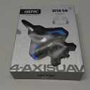 4DRC RC Planes Remote Control Airplanes for Kids, Foam Remote Control Planes for Kids Adults Beginners, Remote Control Helicopter Fighter Jet Drones for Kids Adults, 360 Flip Easy to Fly, Blue-2batteries