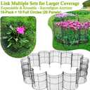 10 Pack Garden Plant Protection Cloches 14"x16", Heavy Duty Chicken Wire Plant Protectors, Rustproof Metal Garden Cages to Shield Seedlings, Flowers & Vegetables from Animals