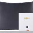 ZIMASILK 100% Pure Mulberry Silk Pillowcase for Hair and Skin Health,Soft and Smooth,Both Sides Premium Grade 6A Silk,600 Thread Count,with Hidden Zipper,1pc (King 20''x36'',Dark Gray)