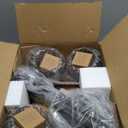 9MMML Dimmable Floor Lamp,Industrial Farmhouse Tall Standing Floor Lamp for Living Room, Bedroom Office,3 Teardrop Cage Lampshade,3 LED Bulbs Inculded. 68'' Tall (Oil-Rubbed Bronze)