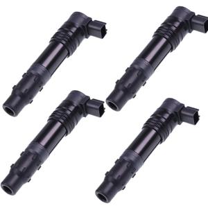 Ignition Stick Coil 4Pcs 21171-1265 21171-1286 Compatible with Kawasaki Ninja ZX-9R ZX-12R ZX900 1998-2003 129700-3630 21171-0028