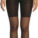 SPANX Original Shaping High-Waisted Footless Sheers - Core & Thigh Control - Footless Pantyhose - Use as Shapewear Underwear (Black)