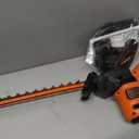 BLACK+DECKER 22" Electric Hedge Trimmer, Lightweight 4.0 Amp Corded Dual Action Shrub Trimmer, Full Wraparound Handle, High Output Low Vibration (BEHT350FF)
