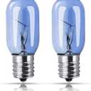 Refrigerator Light Bulb 297048600 241552802, 40W, T8, for Frigidaire, Kenmore, Whirlpool, KitchenAid, Electrolux, AP3770086 AH976993 EA976993 Refrigerators Bulbs - 2 Pack