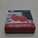 JOIEDOMI 2 Pcs Huge Inflatable Christmas Balls, 25 Inch Red Christmas Blow Ups Ornament Balls, Xmas Inflatable Decoration for Outside Xmas Decorations, Party Yard Garden Indoor Holiday Decor