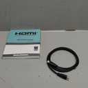 6.6 Feet Micro HDMI Type D Male to Mini HDMI Type C Male Connector Adapter Cable Cord