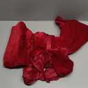 Christmas Decorations - Christmas Decor - 6 Ft Giant Bows for Christmas Tree - Big Red Velvet Bow for Tree Topper Window Wall Mantle - Indoor Home Room Party Valentines Xmas Decoration