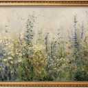 ARPEOTCY Large Vintage Gold Framed Floral Wall Art,Living Room Bedroom Dining Room Meadow Wildflower Painting Decor, Canvas Artwork,Classic Impressionist Nature Picture Farmhouse Home Decor,24x36 In