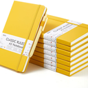 10 Pack Journal Notebook Bulk for School, Hardcover Business Notebooks Classic Ruled Lined Journals with Pen Holder for Work Note Taking