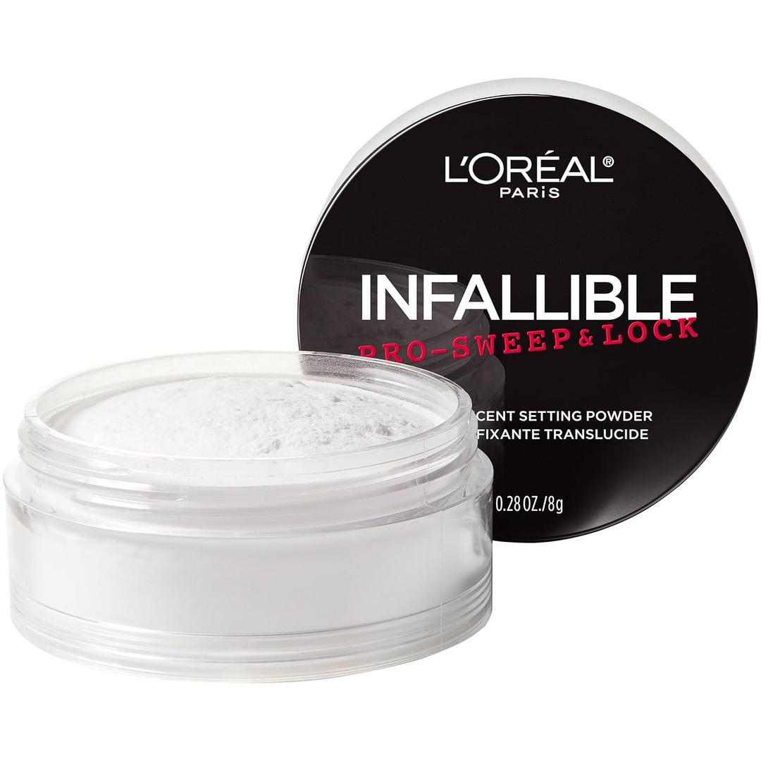 L'Oreal Paris Makeup Infallible Pro-Sweep and Lock Loose Matte Setting Face Powder (0.28 Ounce (Pack of 1))
