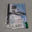 All-Purpose Stainless Steel Shower Squeegee for Shower Doors with 2 Adhesive Hooks, Bathroom Cleaner Tool Household Window Mirror Squeegee for Home Cleaning, Glass Door, Tile Wall, Car, 10 Inch Black