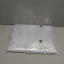 Barossa Design Narrow Shower Curtain Liner with 3 Magnets - 36" x 78", Waterproof PEVA Shower Liner for Small Long Bathroom Stall, PVC Free, Metal Grommets - Clear, 36X78