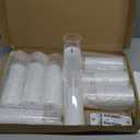 kakoya Flickering Flameless Candles Battery Operated with Remote and 2/4/6/8 H Timer Acrylic Led Pillar Candles Pack of 9 (D2.3 xH 6" 7" 8") with Realistic 3D Wick Candles for Home Decor (White)