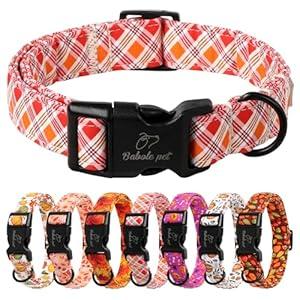 Babole Pet 4th of July Dog Collar, Robot Star-Spangled Patriotic Dog Collars for Giant Large Dogs, Adjustable Lightweight Quick-Release Buckle Collar for Boy&Girl Dogs XL