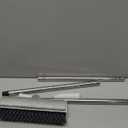 2-in-1 Window Screen Cleaning Brush, Double-Sided Mesh Cleaner Tool for Screens, Patio, Porch, Door and Window, Dry & Wet Use, Small Handheld Screen Brush for Dust and Grime (Blue & Gray)